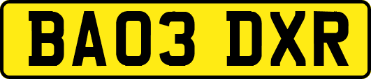 BA03DXR