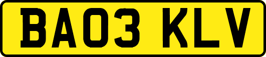 BA03KLV