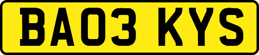 BA03KYS