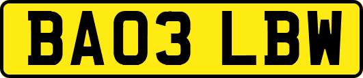 BA03LBW