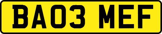 BA03MEF