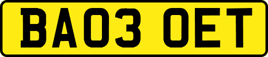 BA03OET