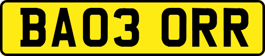 BA03ORR
