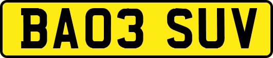 BA03SUV