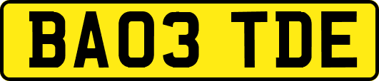 BA03TDE