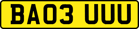 BA03UUU