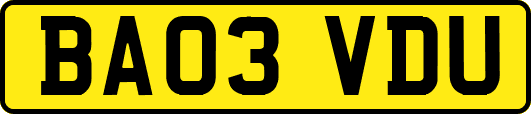 BA03VDU
