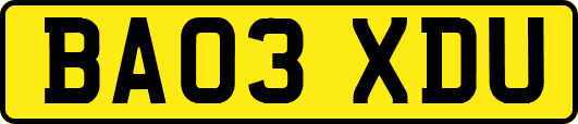 BA03XDU