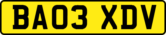 BA03XDV