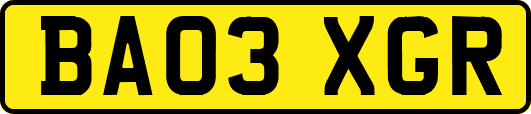 BA03XGR