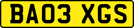 BA03XGS