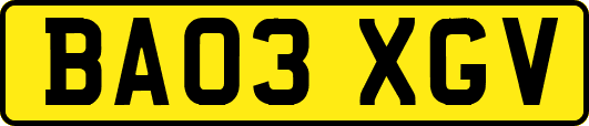 BA03XGV