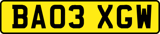 BA03XGW
