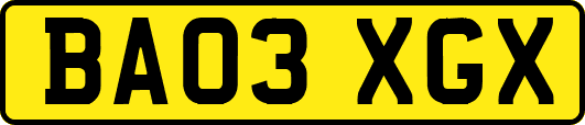 BA03XGX