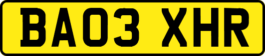 BA03XHR