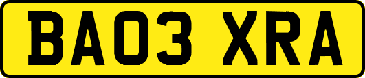 BA03XRA