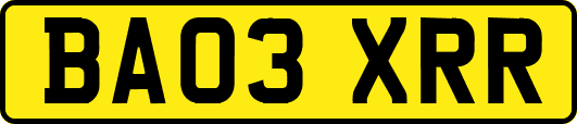 BA03XRR