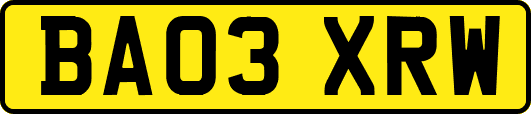 BA03XRW