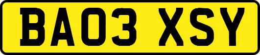 BA03XSY