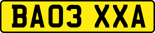 BA03XXA