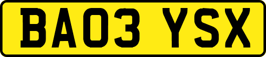 BA03YSX