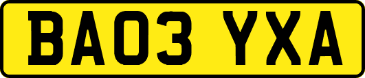 BA03YXA