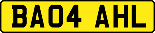 BA04AHL