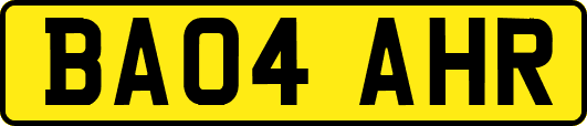 BA04AHR