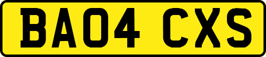 BA04CXS
