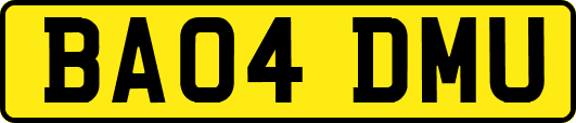 BA04DMU