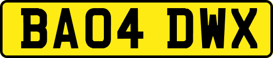 BA04DWX