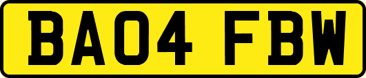 BA04FBW