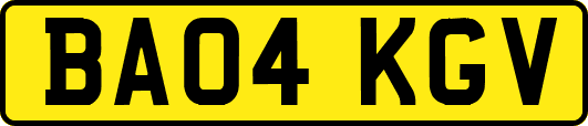 BA04KGV