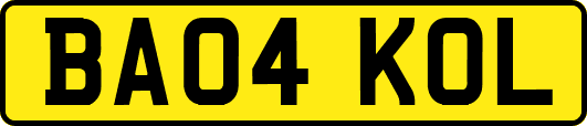 BA04KOL