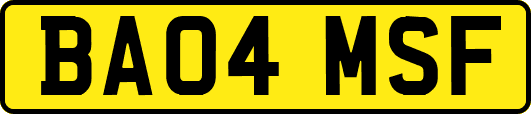 BA04MSF