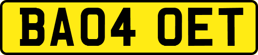 BA04OET