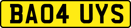 BA04UYS