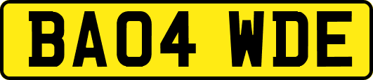 BA04WDE