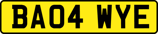 BA04WYE