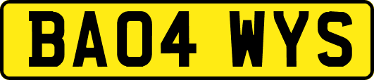 BA04WYS