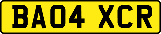 BA04XCR