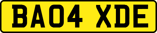 BA04XDE