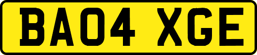 BA04XGE