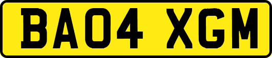 BA04XGM