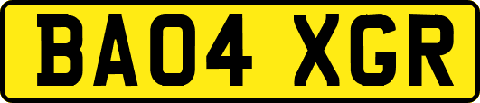 BA04XGR