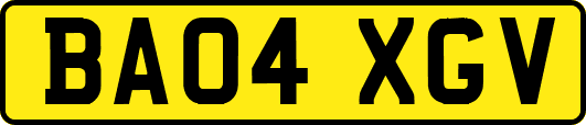 BA04XGV