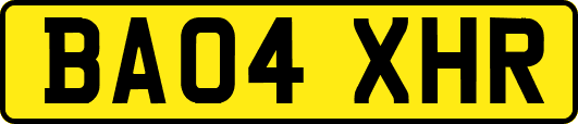 BA04XHR