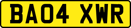 BA04XWR