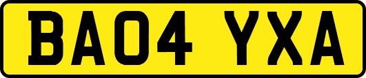 BA04YXA