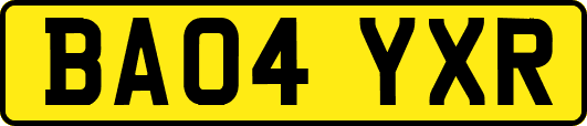 BA04YXR